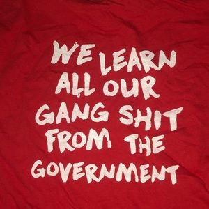 Gang shit tee . Like new